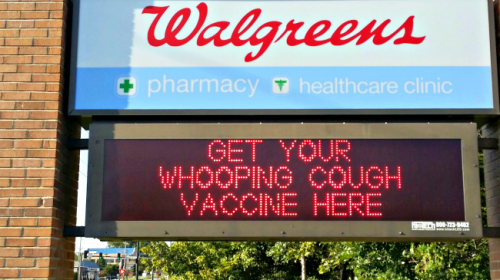 sign whooping cough